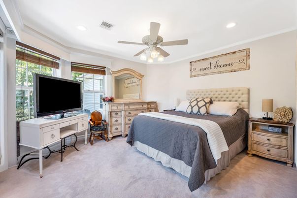 Bedroom, Home Office, Interior, Recessed Lighting
