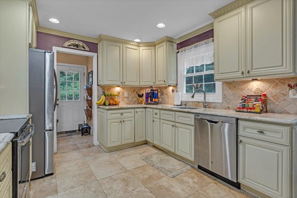Interior, Kitchen, Recessed Lighting, Stainless Steel Appliances