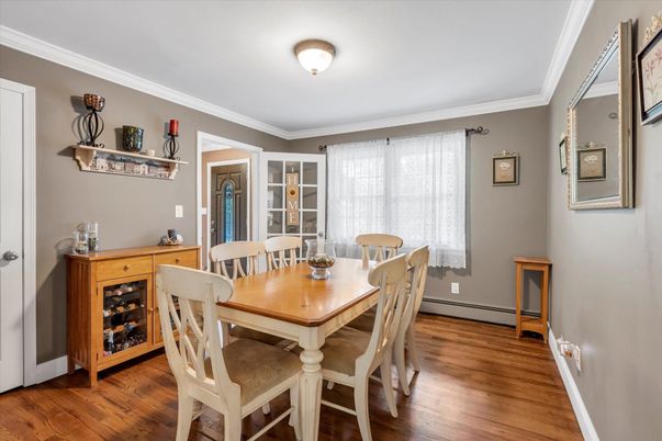 Dining room, Interior, Wood Texture Flooring