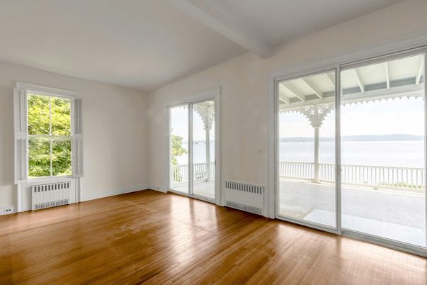 Empty room, Interior, Water, Wood Texture Flooring