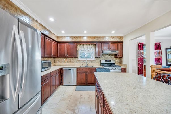 Interior, Kitchen, Recessed Lighting, Stainless Steel Appliances