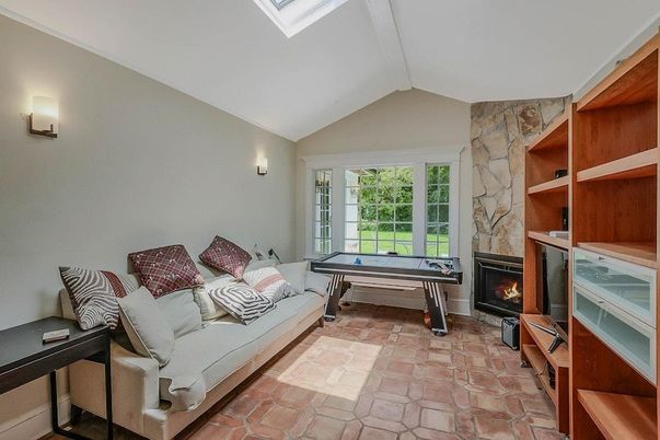 Billiard Table, Fireplace, Game Room, Interior