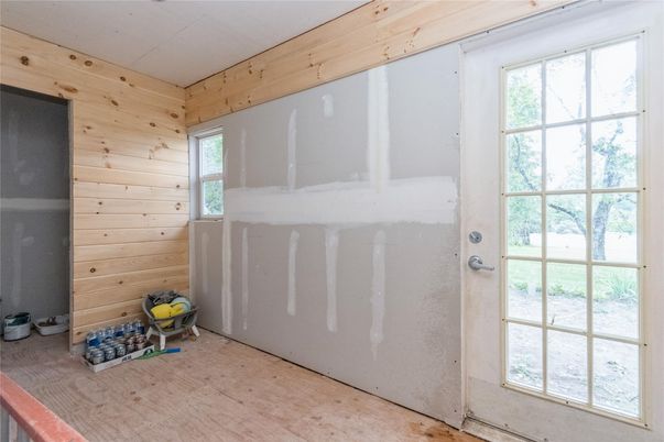 Empty room, Interior, Wooden Walls