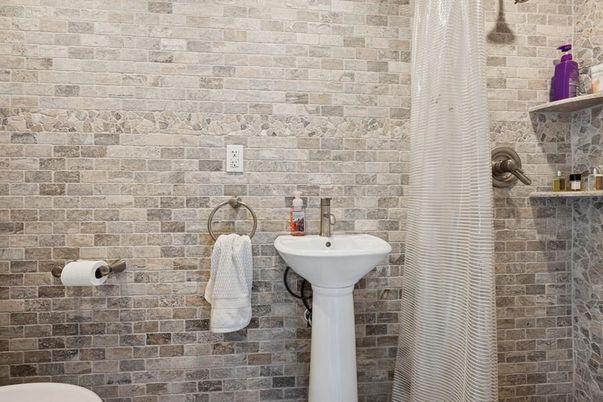 Bathroom, Interior, Stone Walls