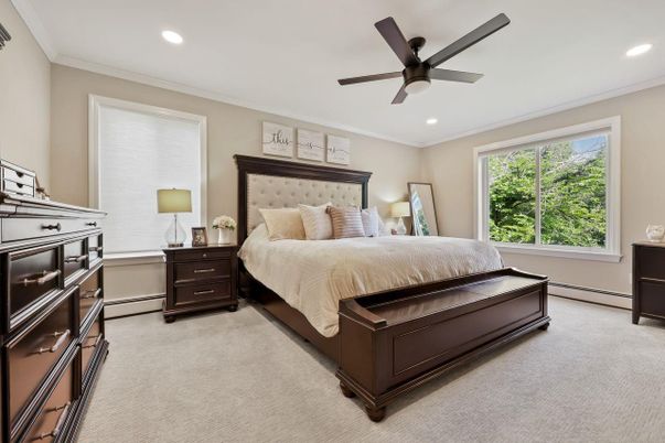 Bedroom, Interior, Recessed Lighting