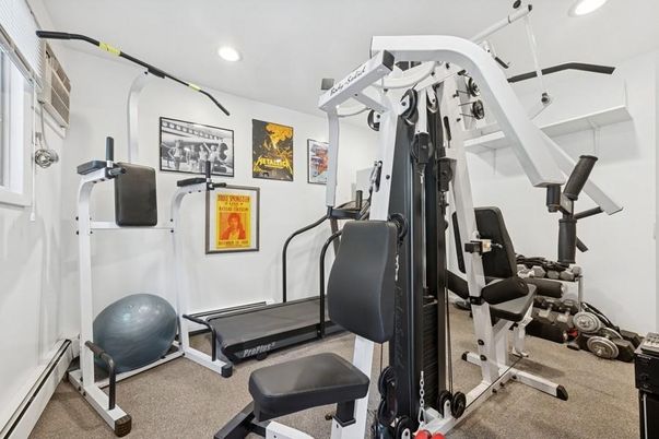 Fitness Equipment, Interior, Recessed Lighting