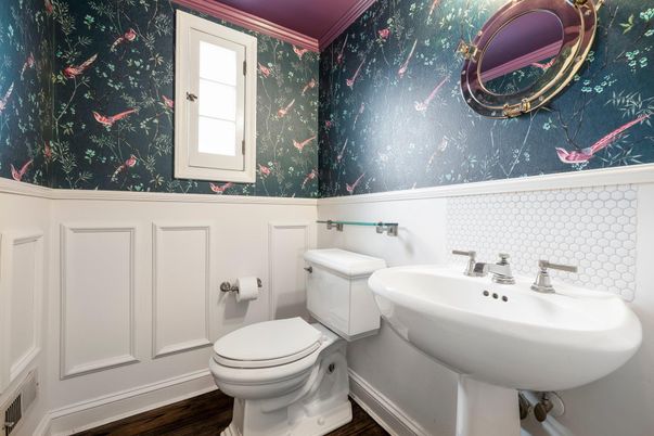 Bathroom, Interior, Wood Texture Flooring