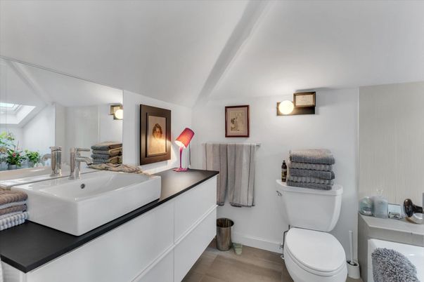 Bathroom, Interior, Wood Texture Flooring