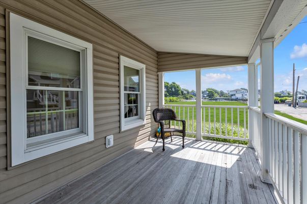 Exterior, Interior, Sun Room, Wood Texture Flooring