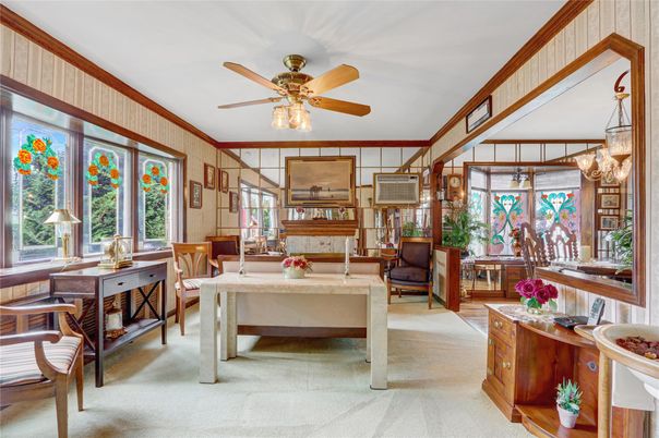 Chandelier, Home Office, Interior