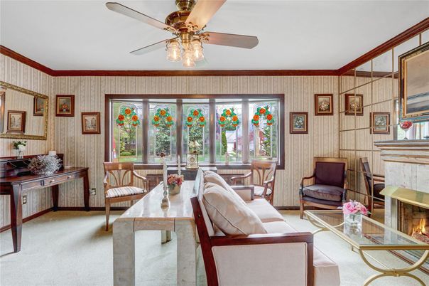 Dining room, Fireplace, Interior, Living room