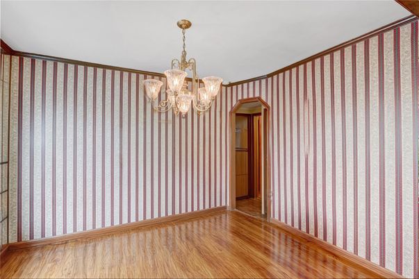 Chandelier, Empty room, Interior, Wood Texture Flooring