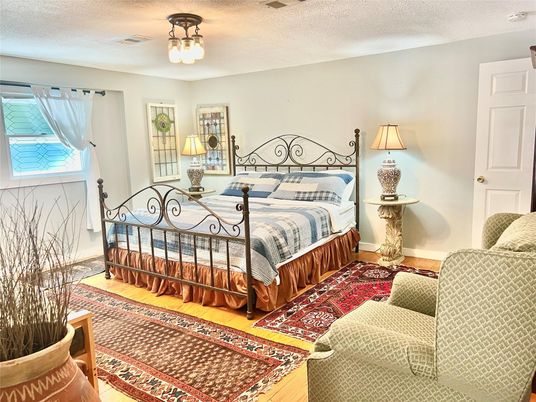 Bedroom, Interior, Wood Texture Flooring