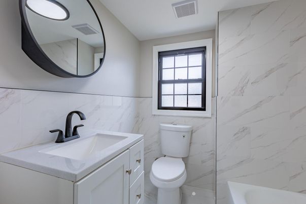 Bathroom, Interior, Marble Walls