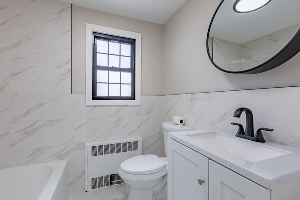 Bathroom, Interior, Marble Walls