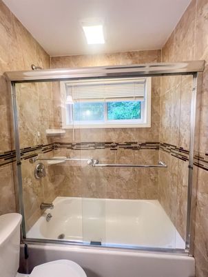 Bathroom, Glass Shower, Interior