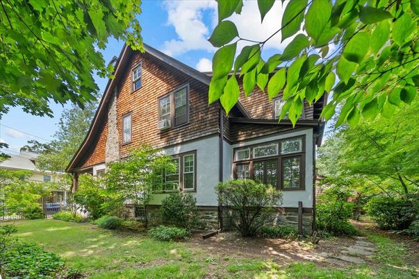 Exterior, Facade, Brick Facade, Tudor Revival