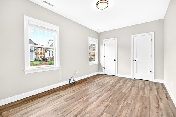Empty room, Interior, Wood Texture Flooring