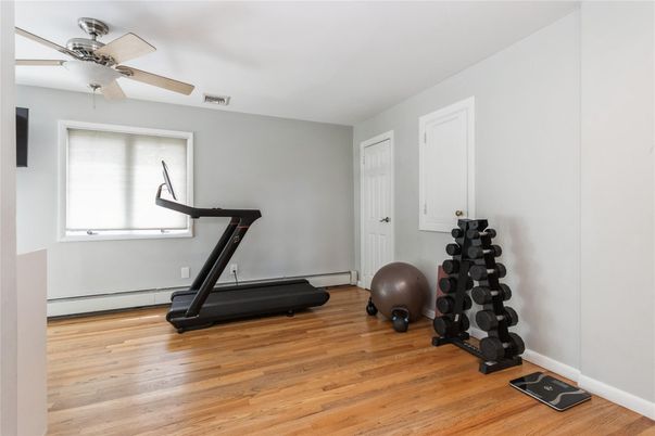 Fitness Equipment, Interior, Wood Texture Flooring
