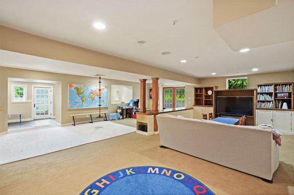 Interior, Living room, Recessed Lighting
