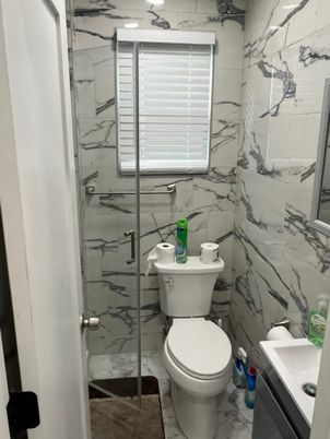 Bathroom, Interior, Marble Walls