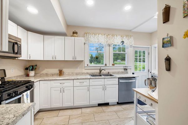 Interior, Kitchen, Recessed Lighting, Stainless Steel Appliances