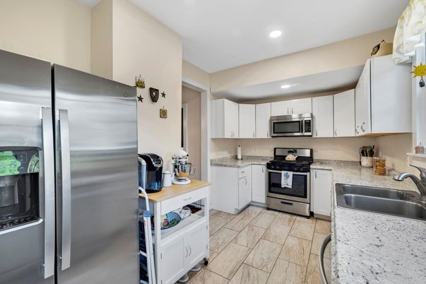 Interior, Kitchen, Recessed Lighting, Stainless Steel Appliances