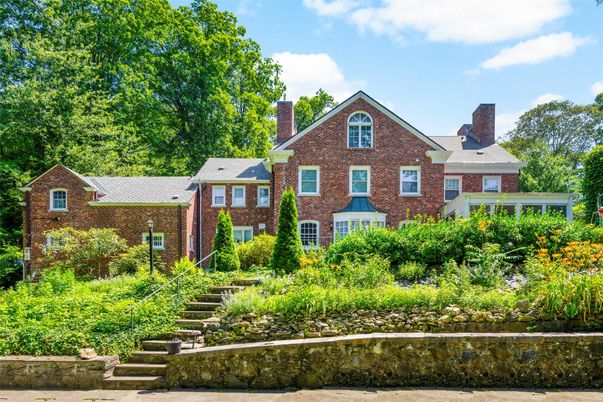 Exterior, Facade, Brick Facade, Tudor Revival