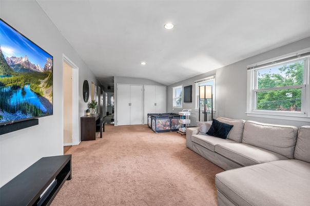 Interior, Living room, Recessed Lighting