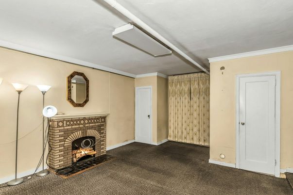 Empty room, Fireplace, Interior