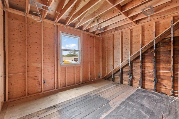 Empty room, Interior, Wooden Beams, Wooden Ceilings, Wood Texture Flooring, Wooden Walls