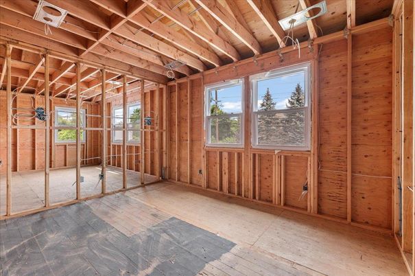 Empty room, Interior, Wooden Beams, Wooden Ceilings, Wood Texture Flooring, Wooden Walls