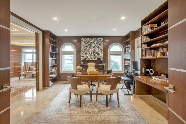 Home Office, Interior, Recessed Lighting