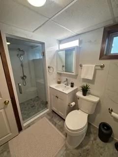 Bathroom, Glass Shower, Interior