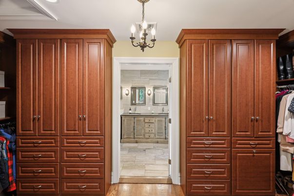 Chandelier, Interior, Walk-in Closets, Wood Texture Flooring
