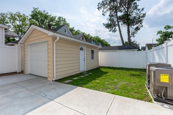 Backyard, Detached Garage, Exterior