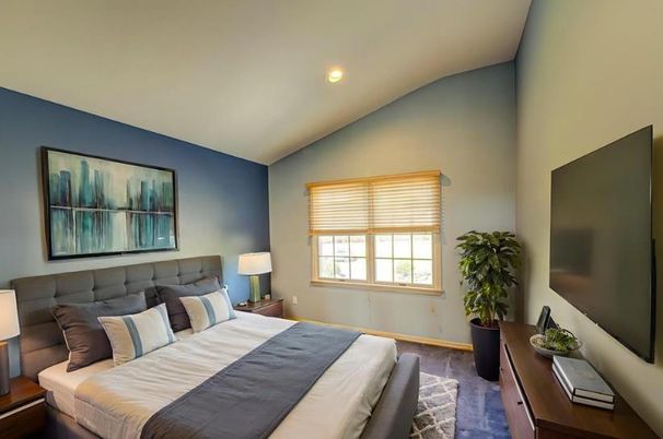 Bedroom, Interior, Recessed Lighting