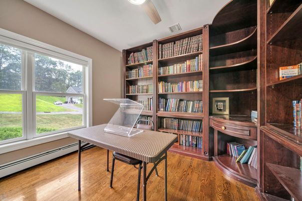 Home Office, Interior, Wood Texture Flooring