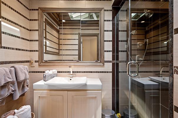Bathroom, Glass Shower, Interior