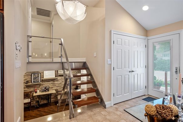 Dining room, Interior, Recessed Lighting