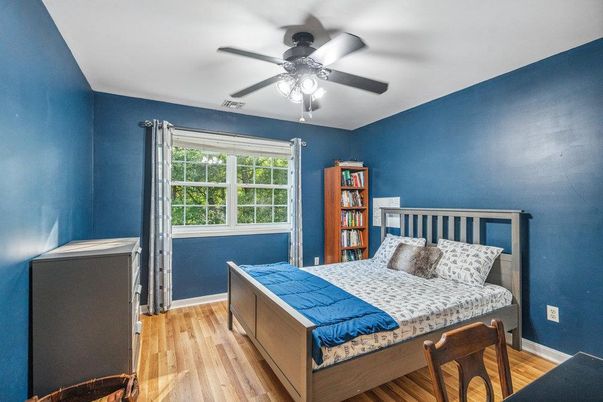 Bedroom, Interior, Wood Texture Flooring