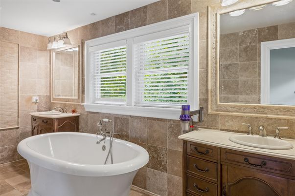 Bathroom, Dual Sink Vanities, Free Standing Baths, Interior