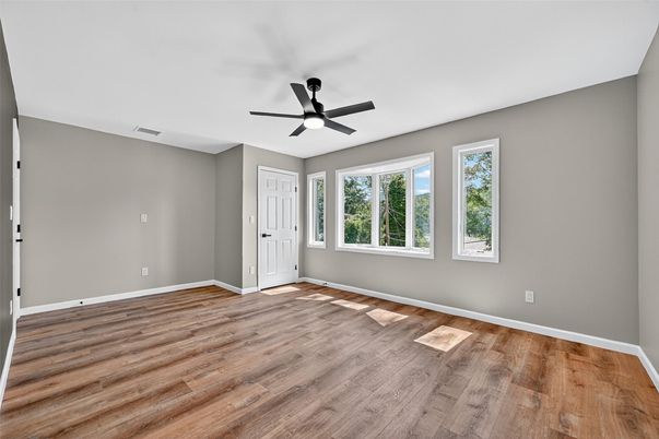 Empty room, Interior, Wood Texture Flooring