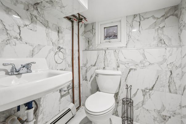 Bathroom, Interior, Marble Walls