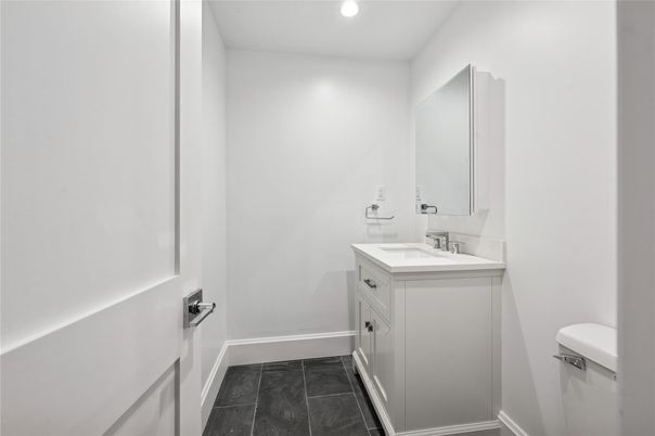 Bathroom, Interior, Recessed Lighting