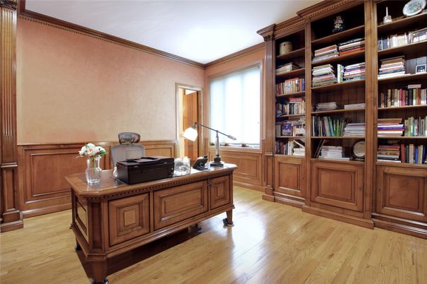 Home Office, Interior, Wood Texture Flooring