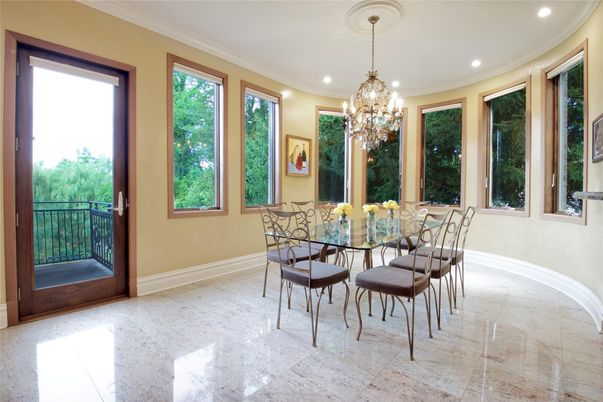 Chandelier, Dining room, Interior, Recessed Lighting