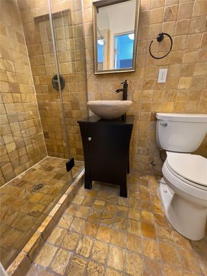 Bathroom, Glass Shower, Interior
