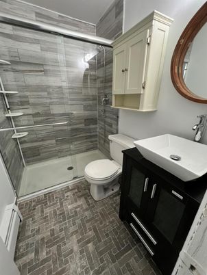 Bathroom, Glass Shower, Interior
