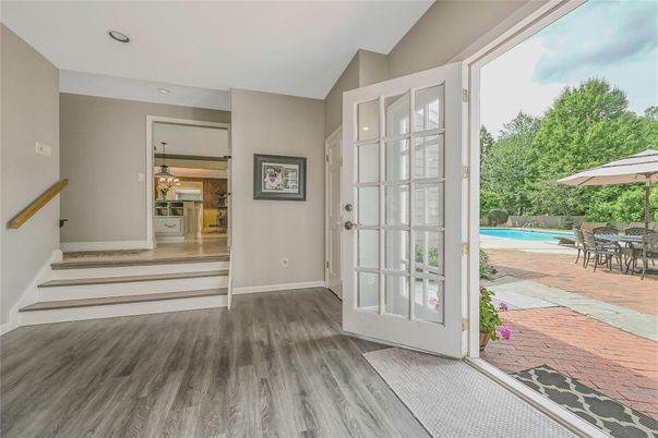 Interior, Pool, Wood Texture Flooring